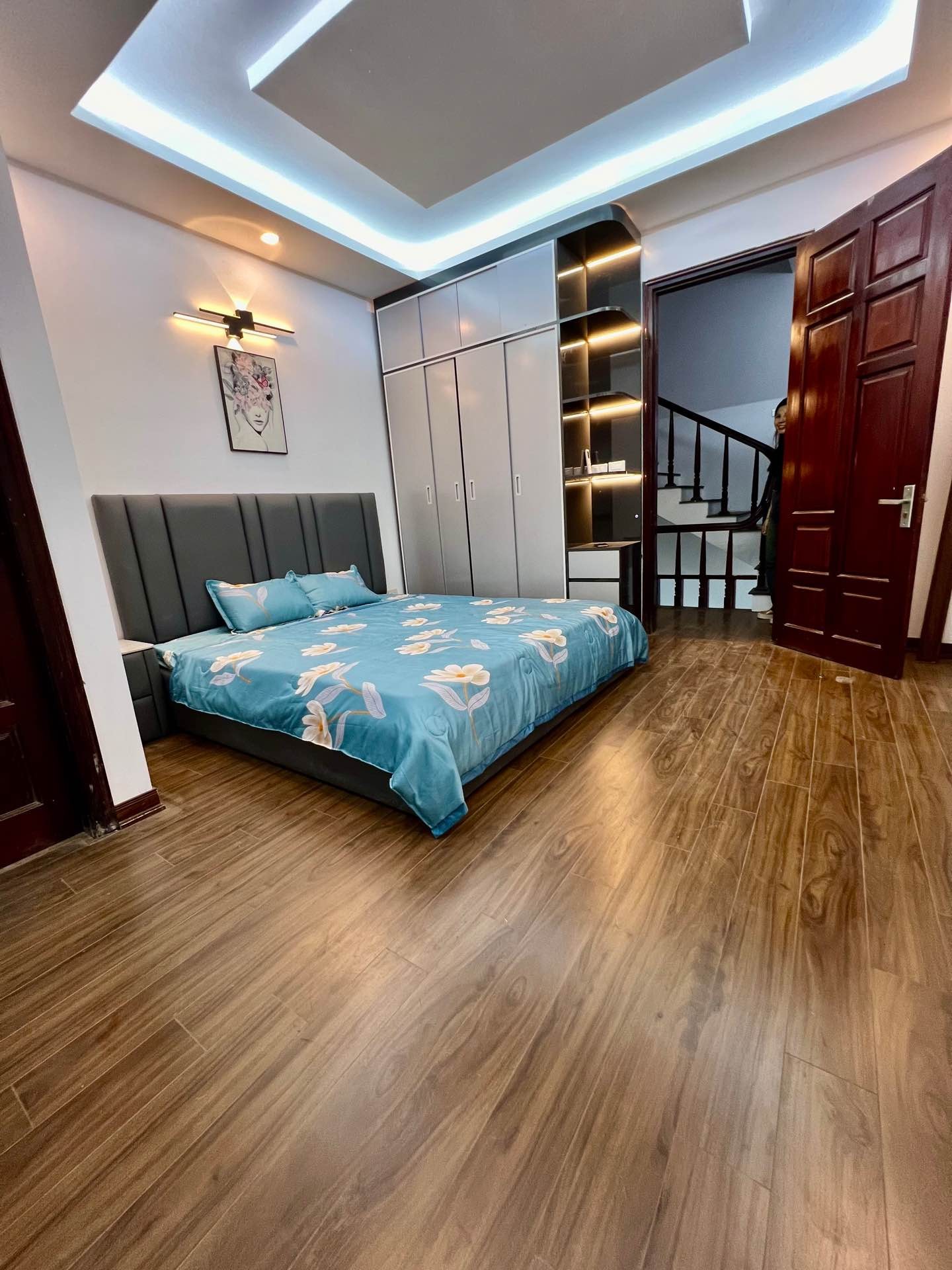 Bán nhà Trường Lâm, Q. Long Biên - 34m2 | 5 tầng | Diện tích 4m x 8,6m | Giá 10,39 tỷ– 【Nhà đẹp, Xây mới, Full nội thất, 2 nhà ra phố, Gara ôtô, 2 thoáng】 - Ảnh 5