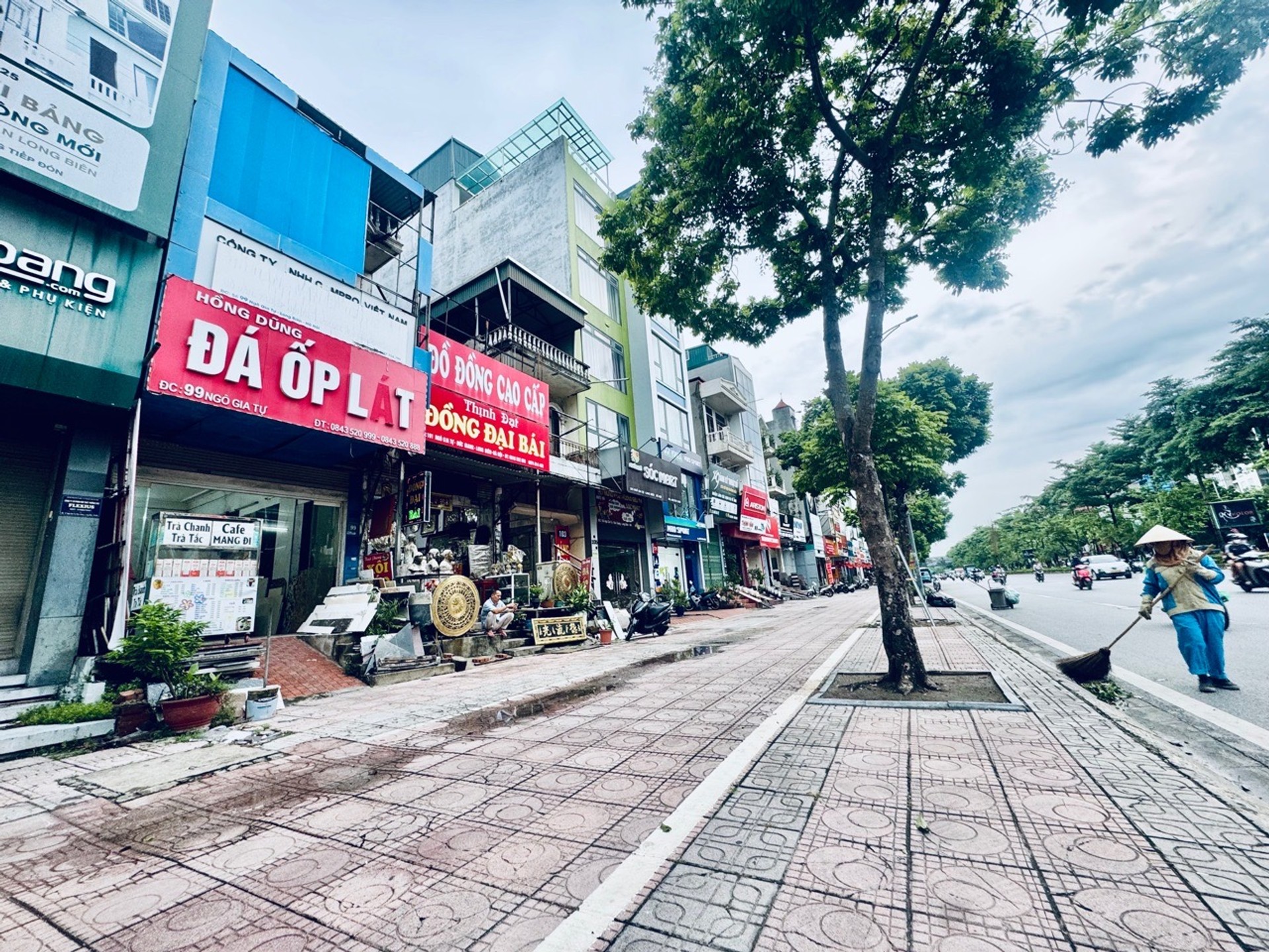 Bán nhà mặt phố Ngô Gia Tự, Q. Long Biên – 84m2 | 2 tầng | Mặt tiền 4m x 20,9m | Giá 33,5 tỷ